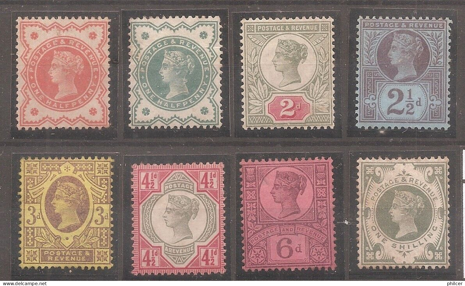 Great Britain, 1887, # Y 91..., SG 197..., MH And MNG - Neufs