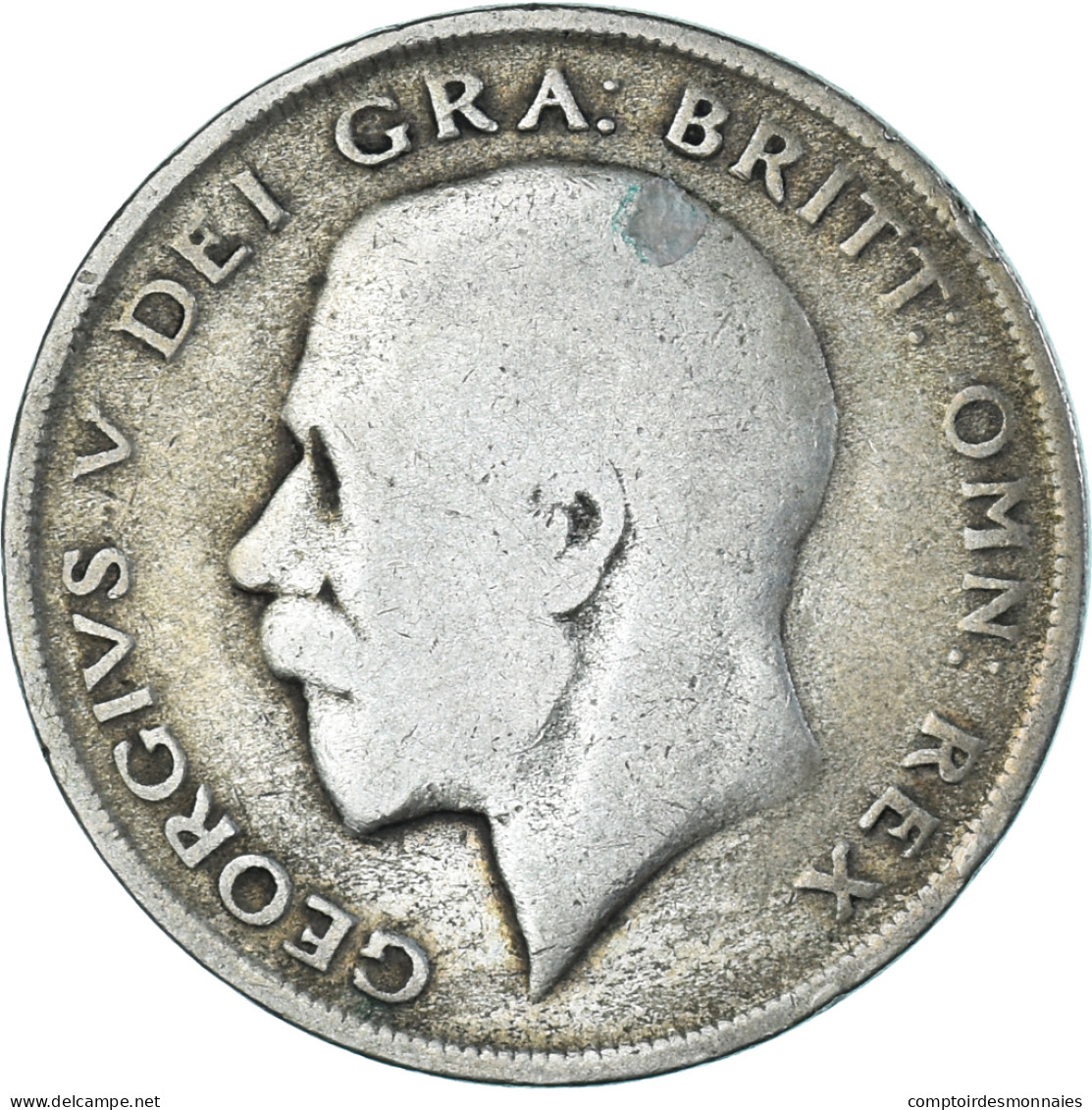 Monnaie, Grande-Bretagne, George V, 1/2 Crown, 1920, British Royal Mint, B+ - K. 1/2 Crown