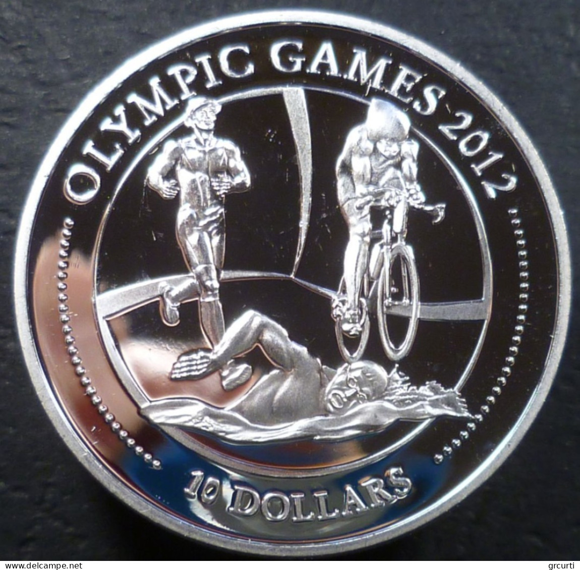 Figi - 10 Dollars 2010 - XXX Giochi Olimpici Estivi, Londra 2012 - KM# 241 - Fidschi