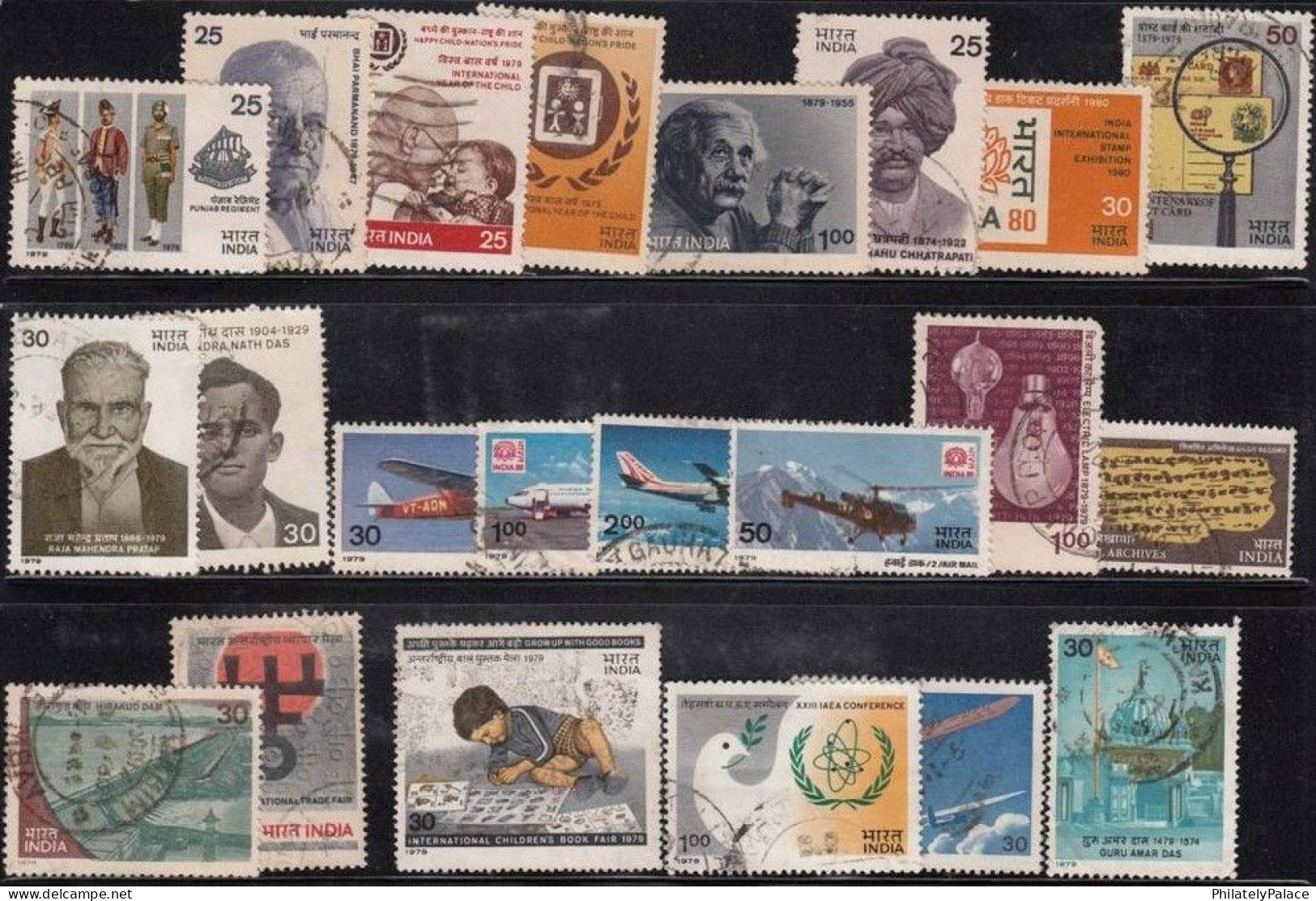 INDIA 1979 Used Complete Pack , 22 Stamps (**) Inde Indien - Gebraucht
