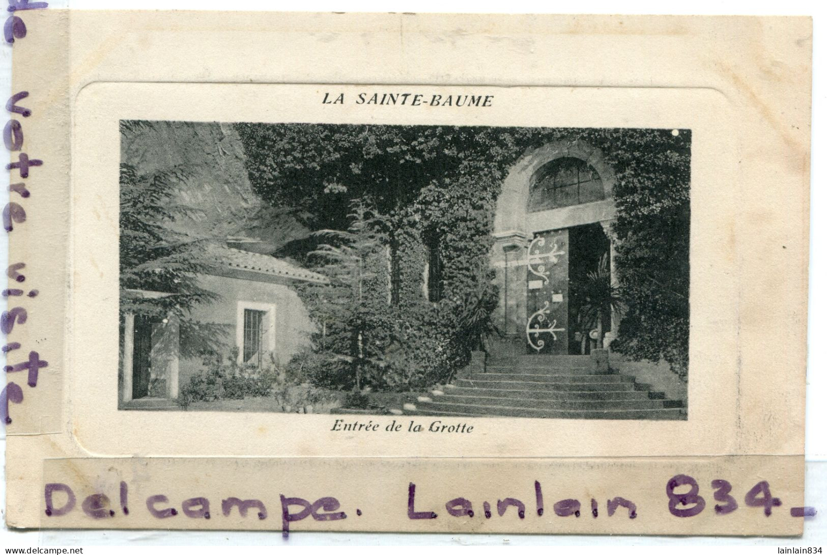 - La Sainte Baume, ( Nans Les Pins ), ( Var ), Ancienne, Coins Ok, Ne, Peu Courante, écrite, 1907, TBE, Scans. - Nans-les-Pins