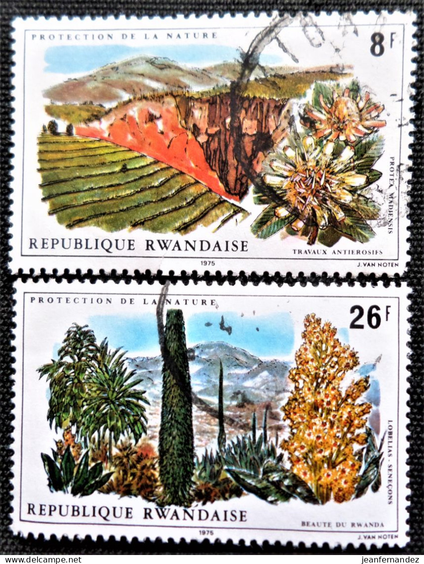 Rwanda 1975 Protection Of Nature  Stampworld N°  747_749 - Gebruikt