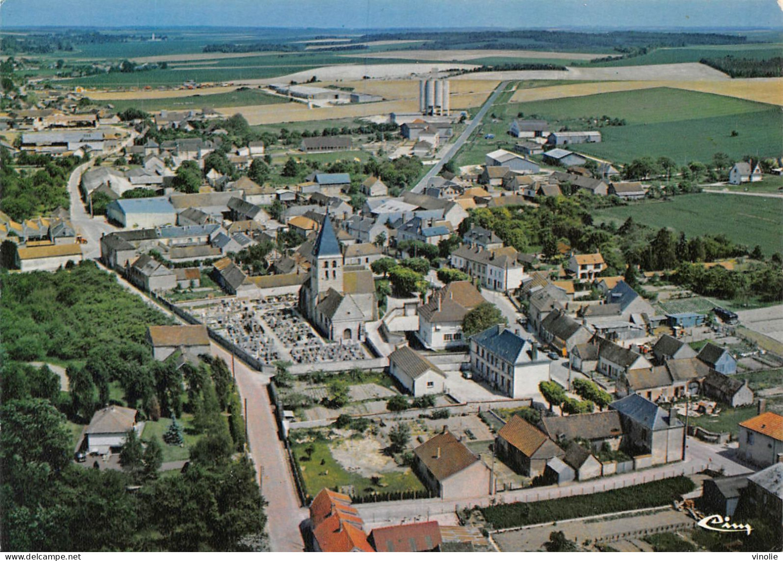 23-JK-2033 : VUE AERIENNE  DE MARCILLY-LE-HAYER - Marcilly