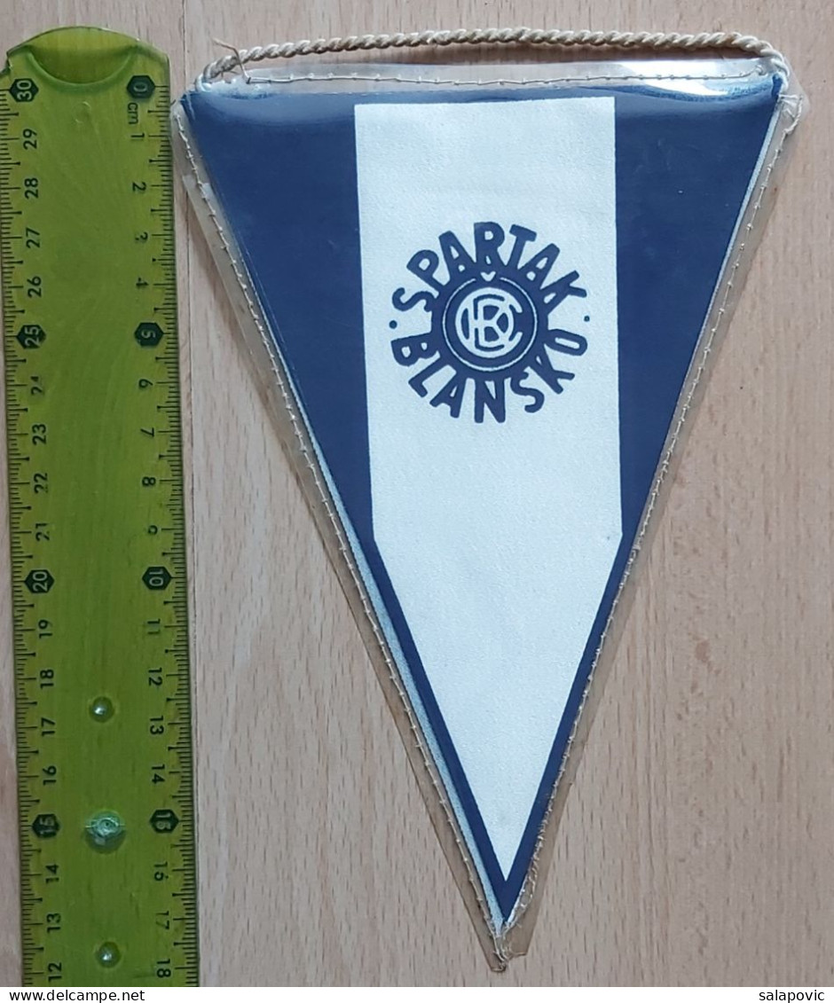 TJ Spartak ČKD Blansko CZEHOSLOVAKIA  Football Club Football Fussball Futebol Soccer Calcio  PENNANT ZS 1 KUT - Kleding, Souvenirs & Andere