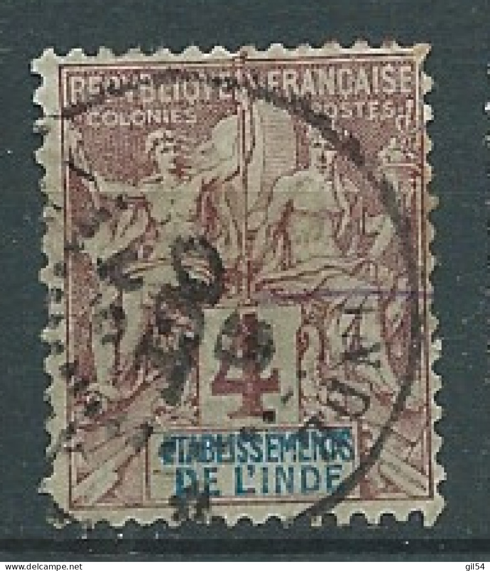 Inde Française  Yvert N° 3    Oblitéré    AI 34323 - Used Stamps