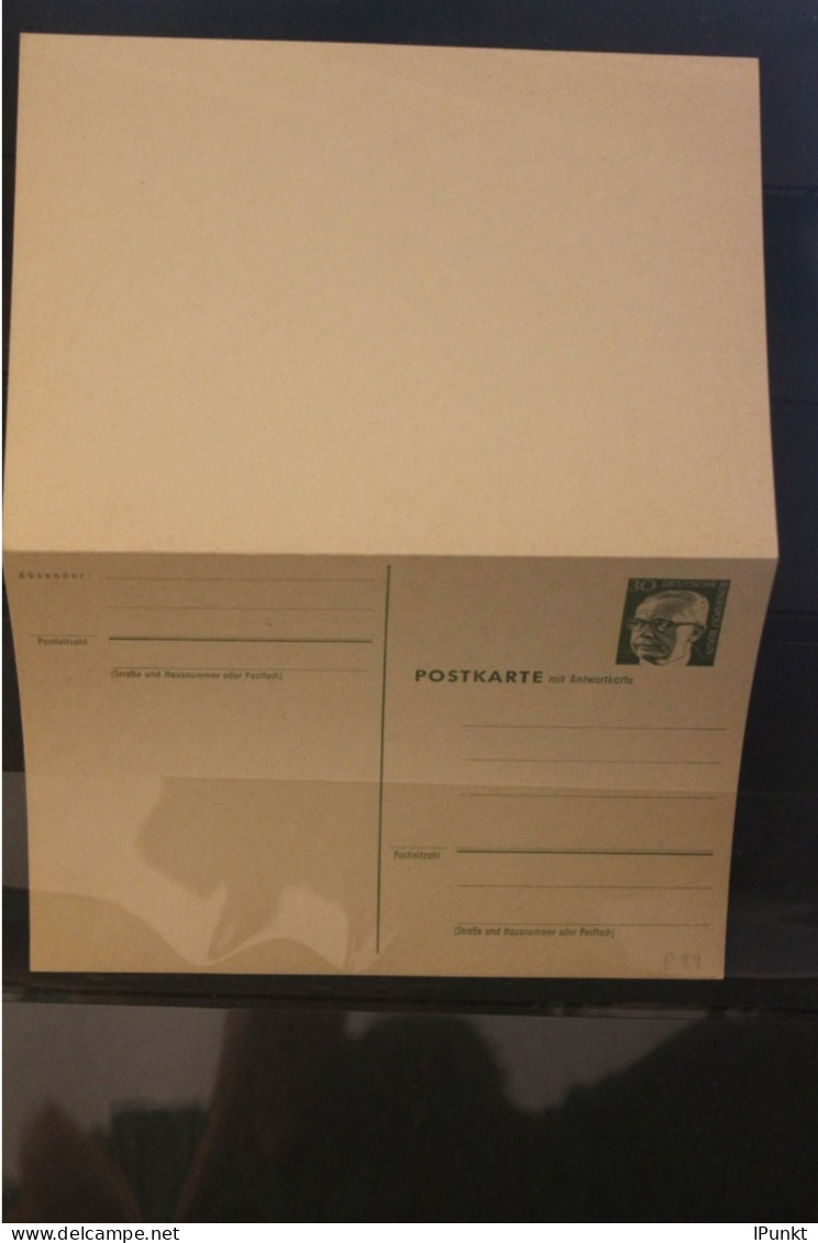 Berlin 1972: P89; Frage/Antwort; 30 Pf. Heinemann; Ungebraucht - Cartes Postales - Neuves