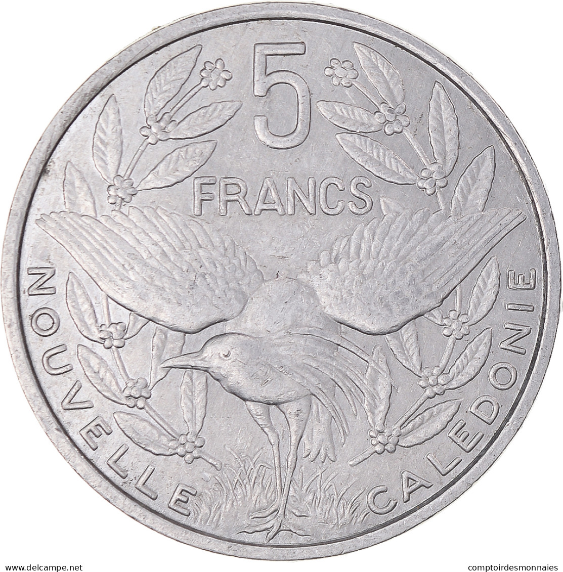 Monnaie, Nouvelle-Calédonie, 5 Francs, 1992, Paris, SUP, Aluminium, KM:16 - Nouvelle-Calédonie