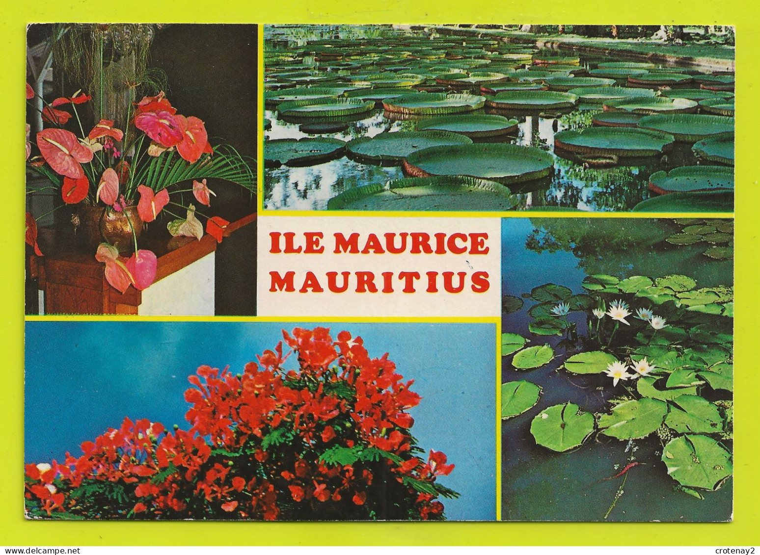 Ile Maurice MAURITIUS N°046 Fleurs Tropicales VOIR TIMBRE - Maurice