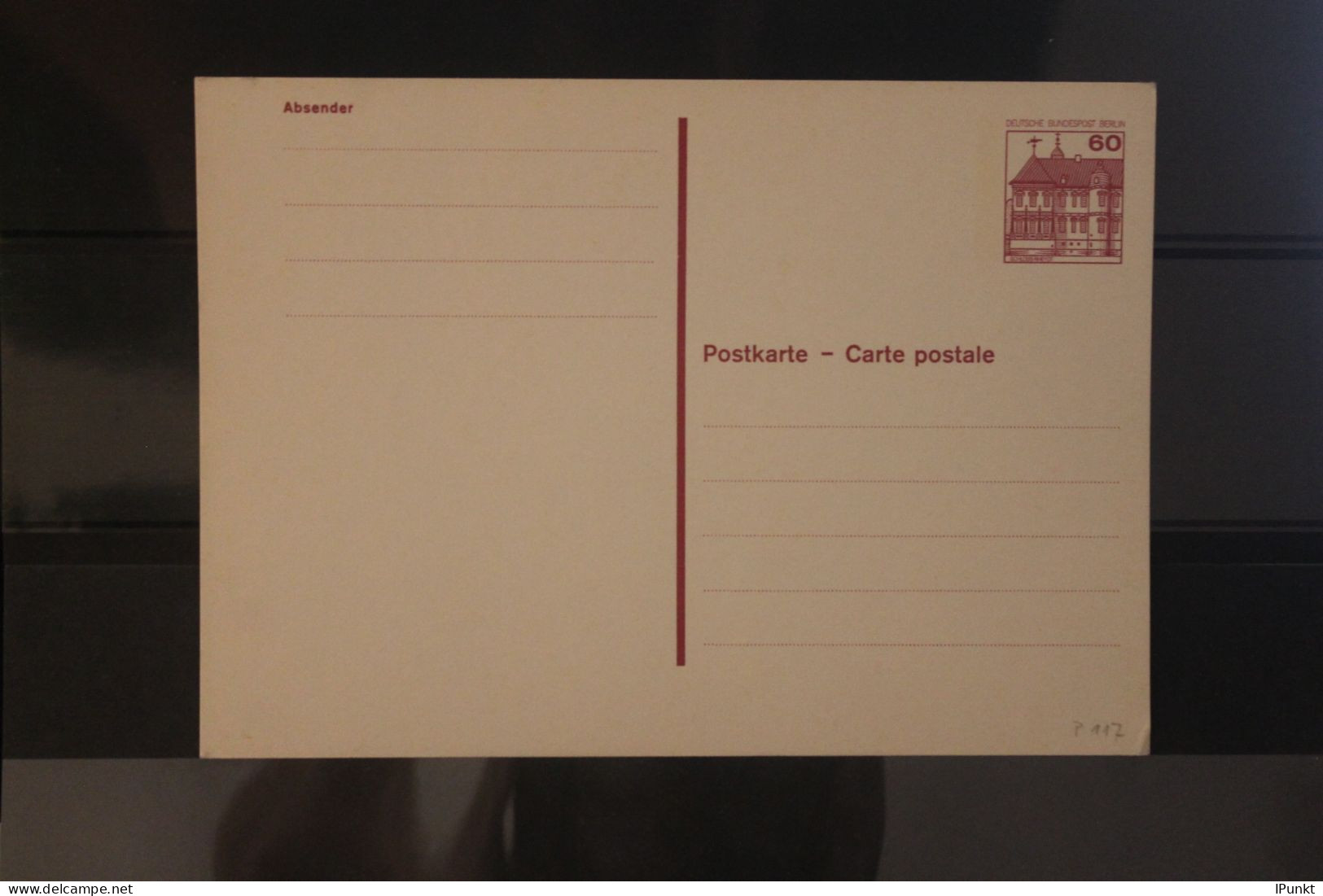 Berlin 1980; P124; Burgen Und Schlösser; 60 Pf.; Ungebraucht - Cartes Postales - Neuves