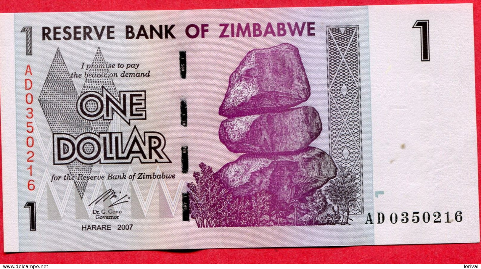 2007 1 Dollar Neuf 3 Euros - Lesotho