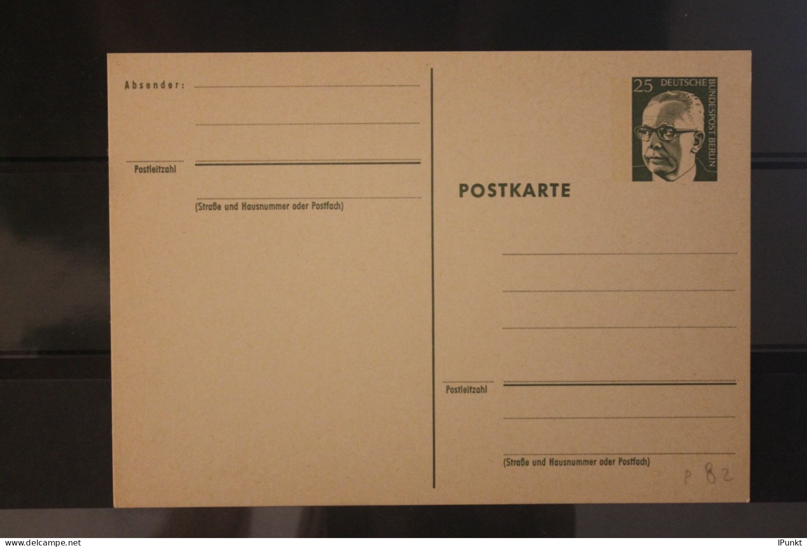 Berlin 1971; P82; Heinemann; 25 Pf.; Ungebraucht - Postcards - Mint