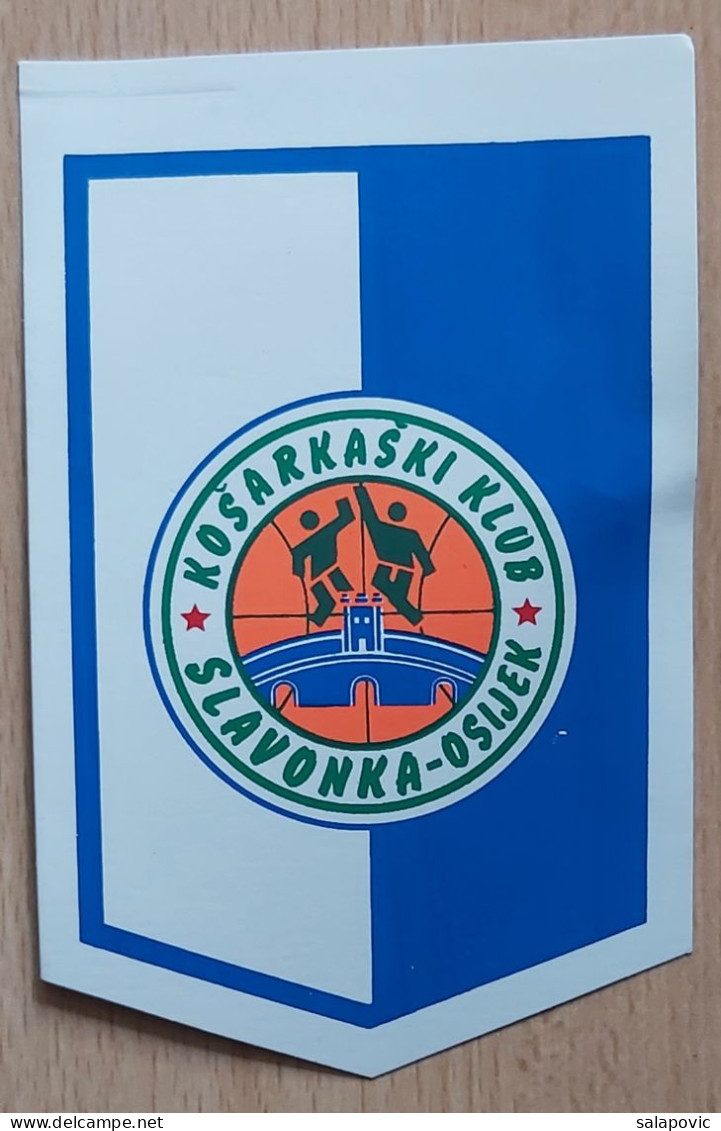 Kosarkaski Klub Slavonka Osijek Croatia Basketball Club  PENNANT ZS 1 KUT - Kleding, Souvenirs & Andere