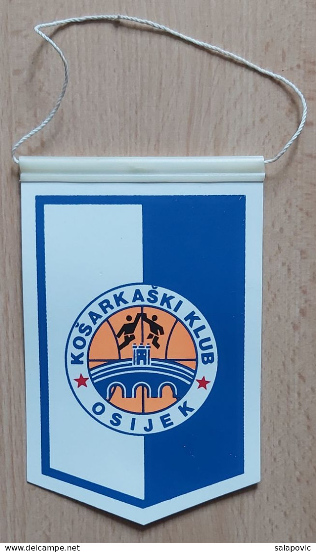 Kosarkaski Klub Osijek Croatia Basketball Club  PENNANT ZS 1 KUT - Kleding, Souvenirs & Andere