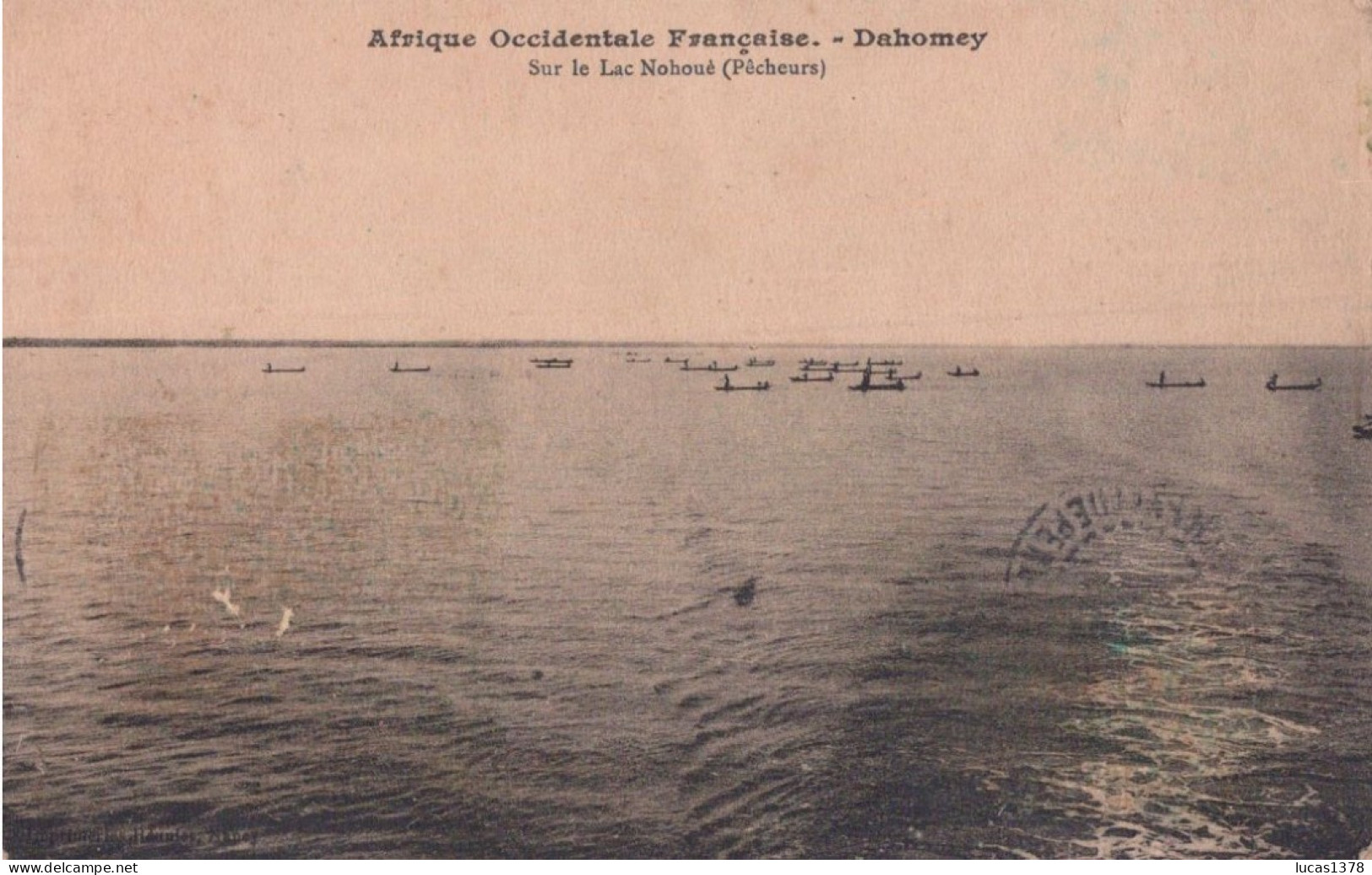 DAHOMEY / PECHEURS SUR LE LAC NOHOUE - Dahomey
