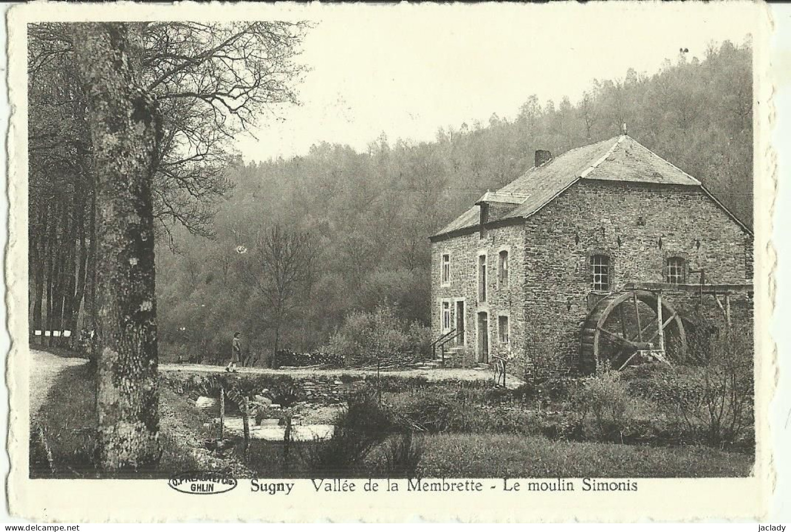 Sugny -- Vallée De La Membrette - Le Moulin Simonis. (2 Scans) - Vresse-sur-Semois