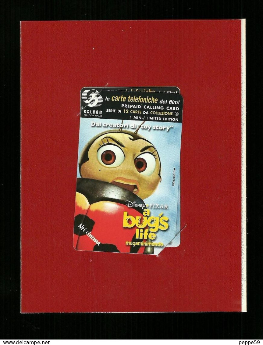 Carta Prepagata - A Bug's Life - Carta Nuova In Folder - Altri & Non Classificati