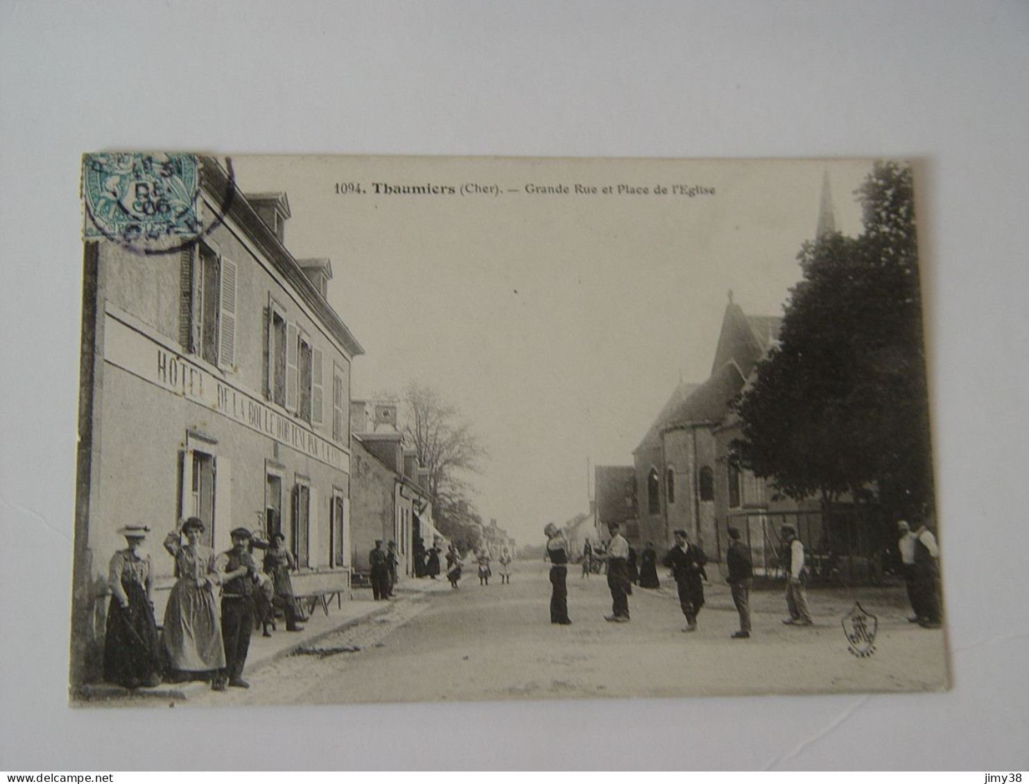 CHER-THAUMIERS-GRAND RUE ET PLACE DE L'EGLISE ANIMEE - Thaumiers