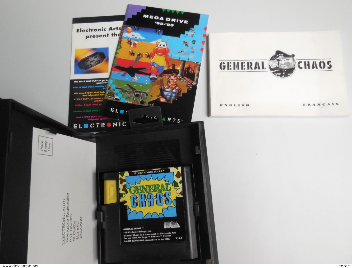 JEUX VIDEO MEGADRIVE GENERAL CHAOS.....................................(ref10.2023) - Andere & Zonder Classificatie