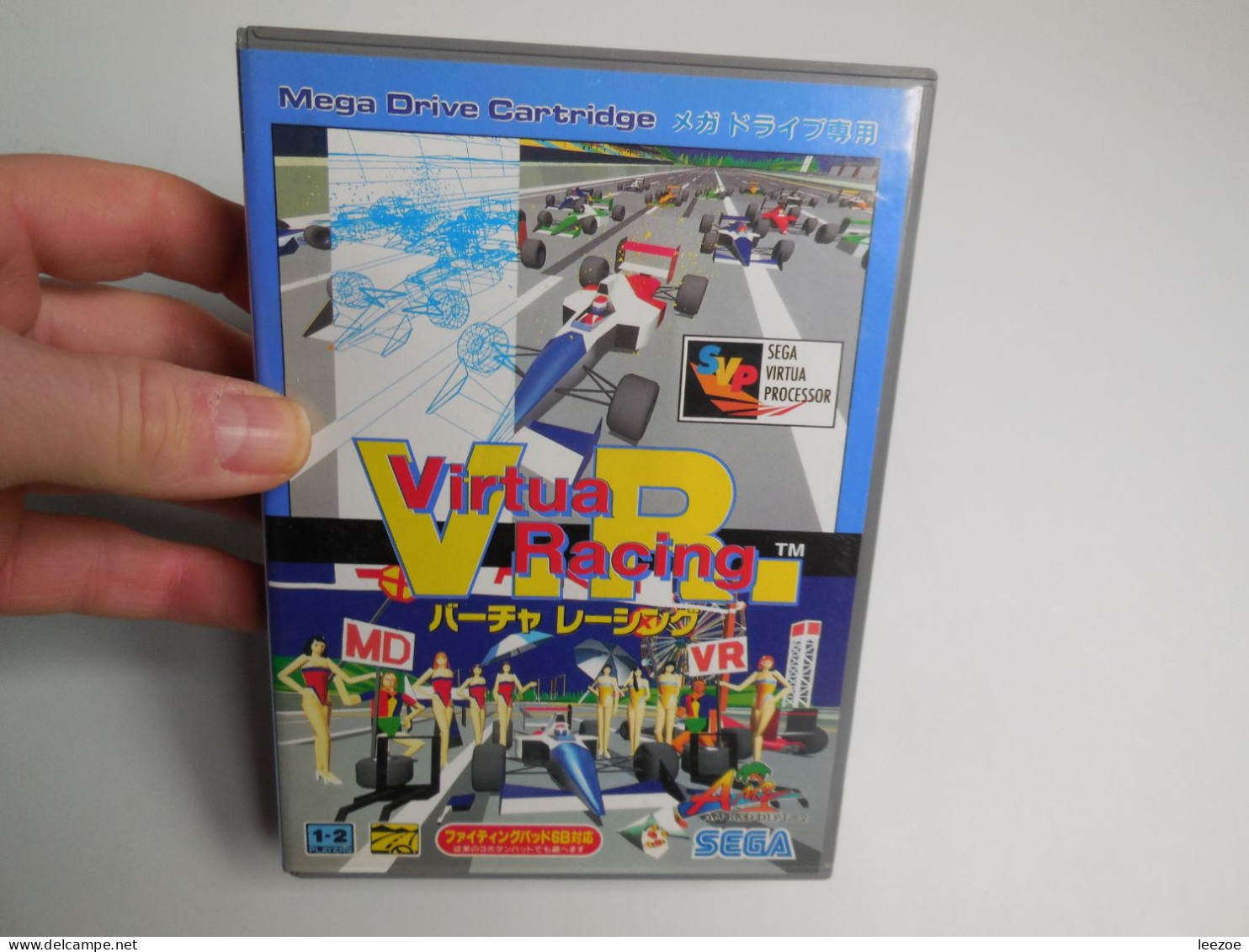 JEUX VIDEO MEGADRIVE VIRTUA RACING CARTOUCHE JAPONAISE.....................................(ref10.2023) - Andere & Zonder Classificatie