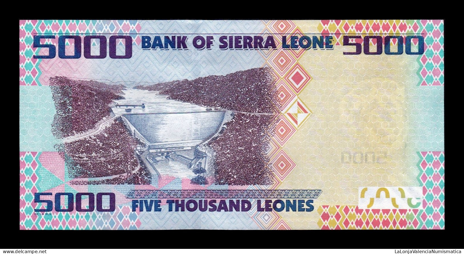 Sierra Leona Leone 5000 Leones 2015 Pick 32c Sc Unc - Sierra Leone