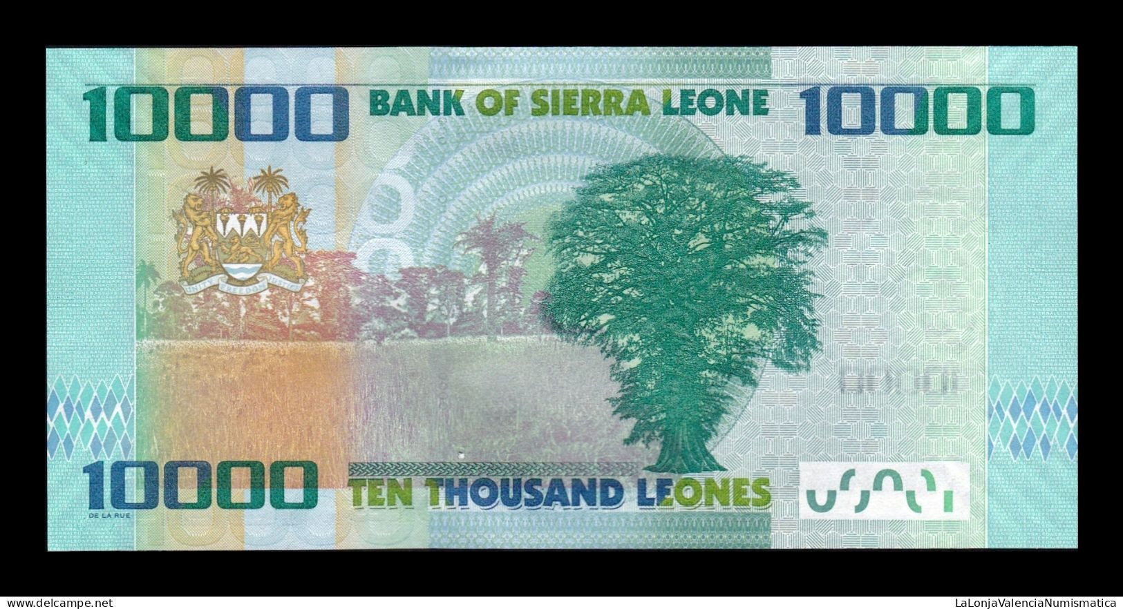 Sierra Leona Leone 10000 Leones 2013 Pick 33b Sc Unc - Sierra Leona