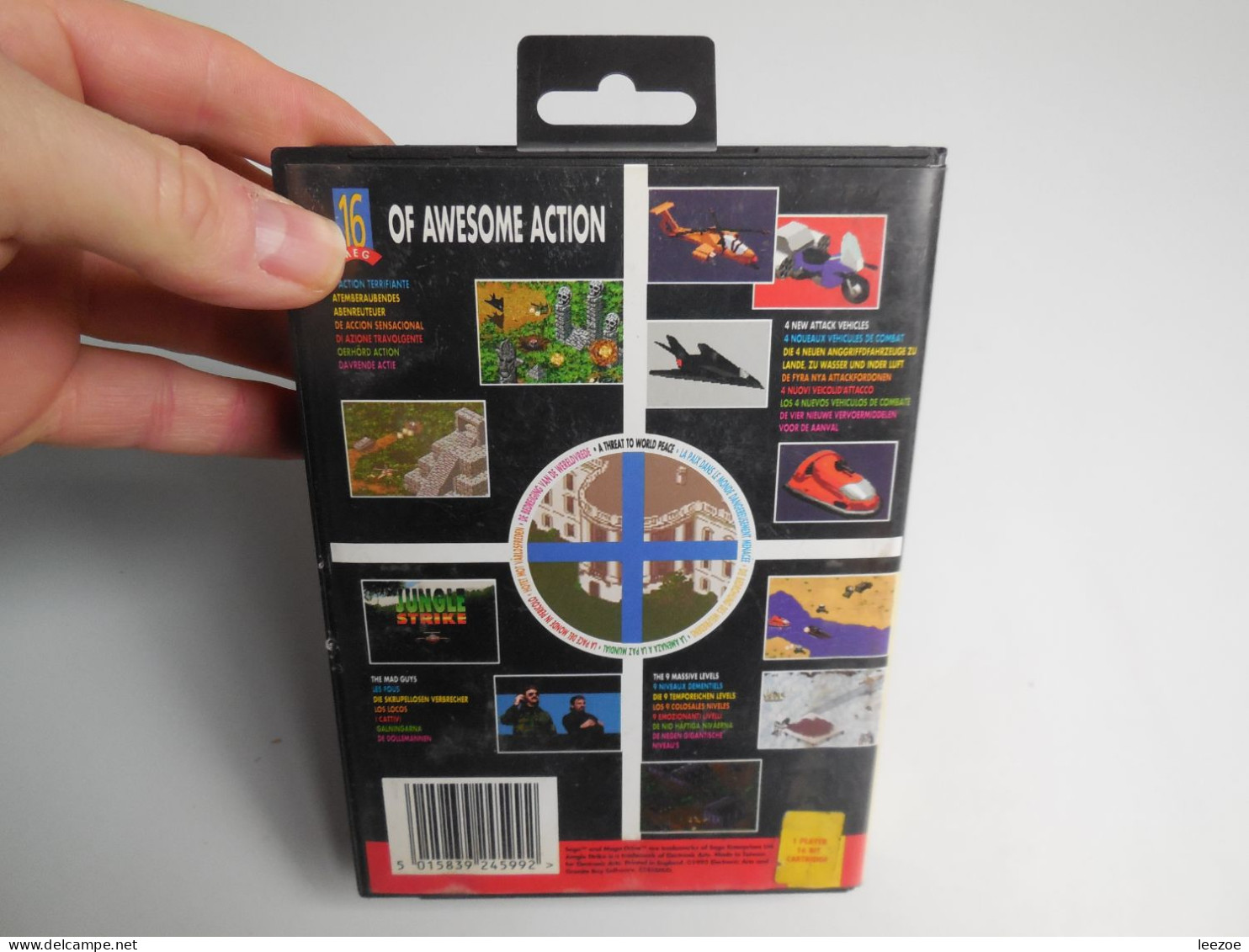 JEUX VIDEO MEGADRIVE JUNGLE STRIKE THE SEQUEL TO DESERT STRIKE...................................(ref10.2023) - Other & Unclassified