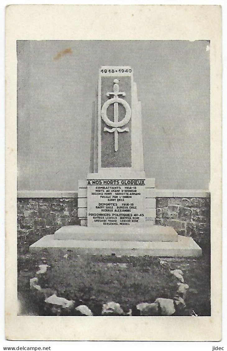 CPA Belgique Solre Saint St Géry Rare Monument Aux Morts Beaumont Leugnies Renlies Barbençon Boussu Lez Walcourt Strée - Beaumont