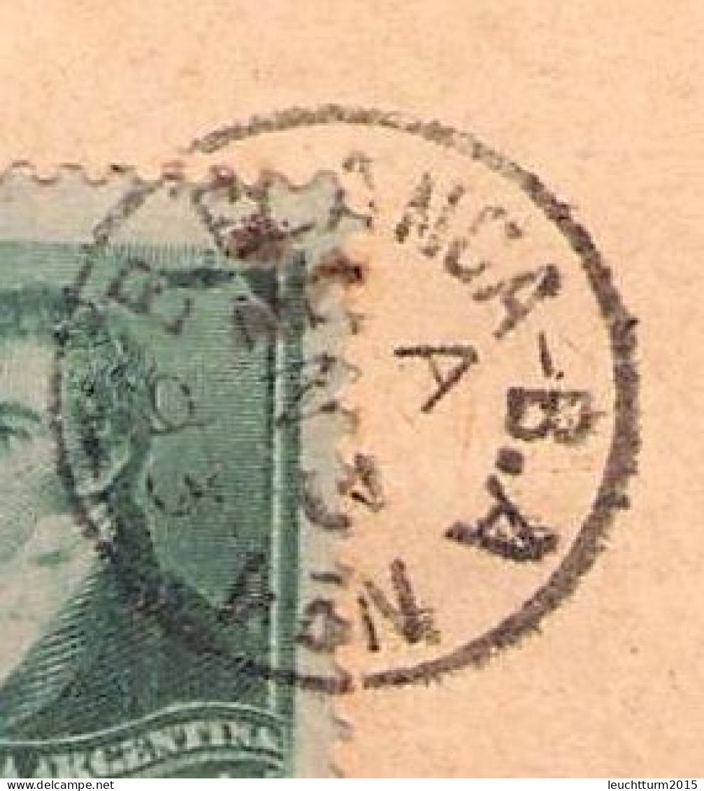 ARGENTINA - LETTER 1893 BUENOS AIRES Mi #84, 85 / YZ408 - Briefe U. Dokumente