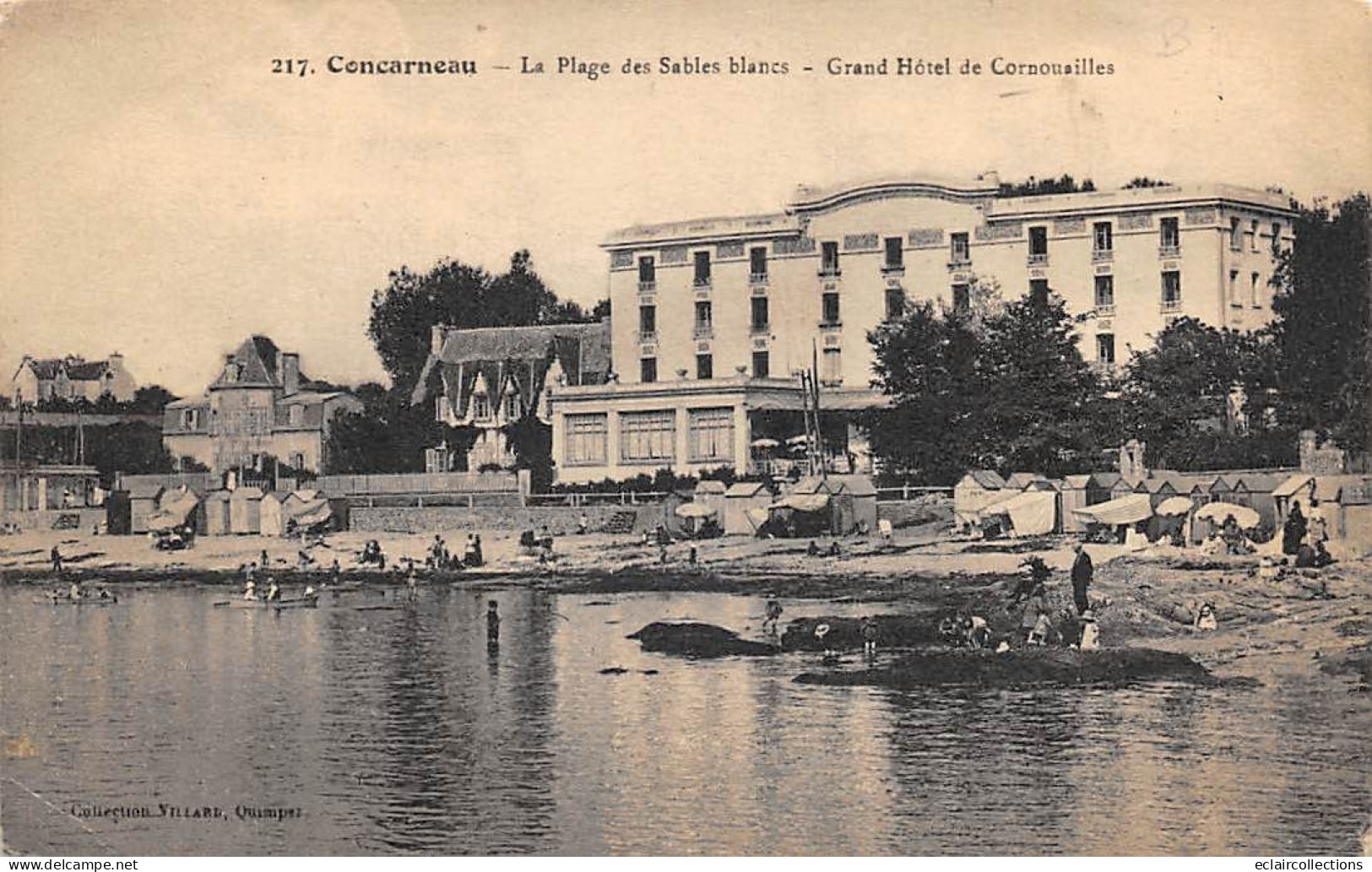 Concarneau        29         Plage Des Sables Blancs. Hôtel De Cornuailles      N° 217  (voir Scan) - Concarneau