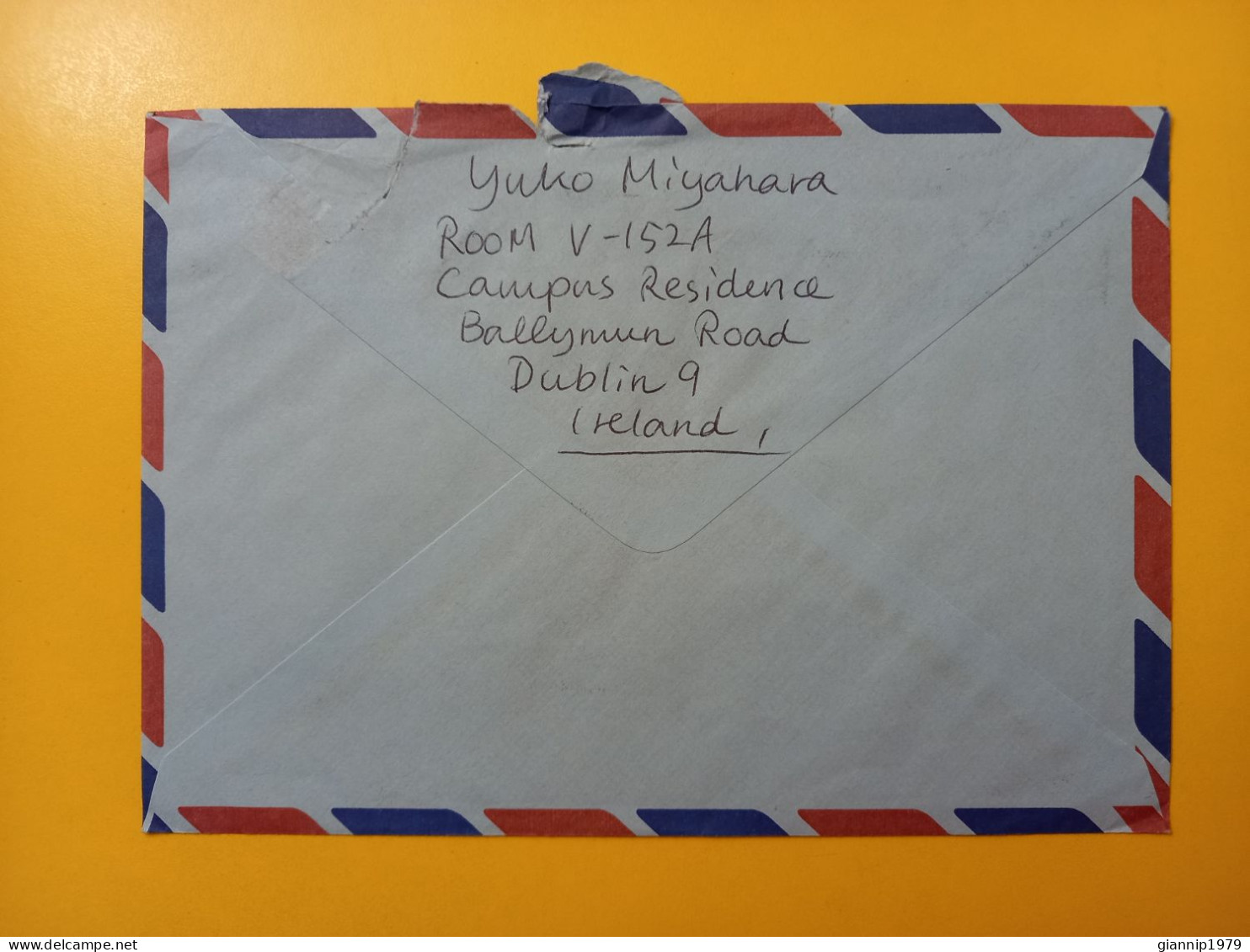 1993 BUSTA COVER IRLANDA EIRE IRLAND BOLLO LETTER OBLITERE' BAILE  FOR GERMANY - Lettres & Documents