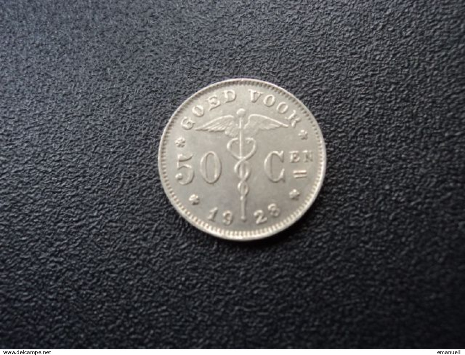 BELGIQUE : 50 CENTIMES  1928 / 3   CB 415a / KM 88     SUP 55 * - 50 Cent