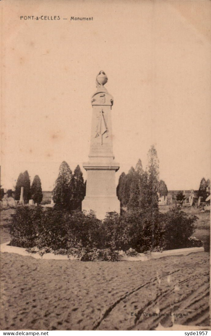 Pont-A-Celles. - Le Monument - Pont-a-Celles