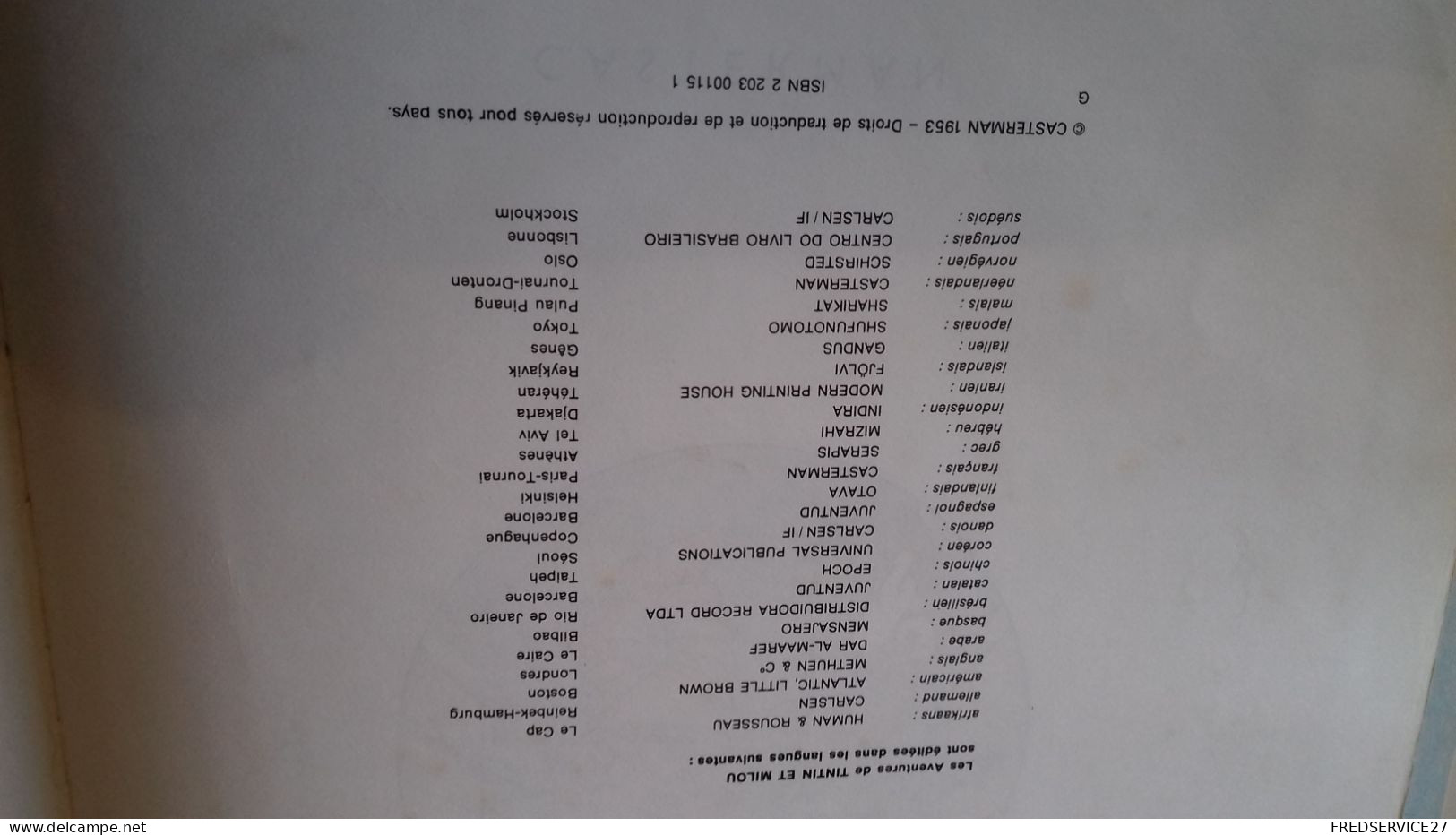 109/ LES AVENTURES DE TINTIN OBJECTIF  LUNE 1966 - Hergé
