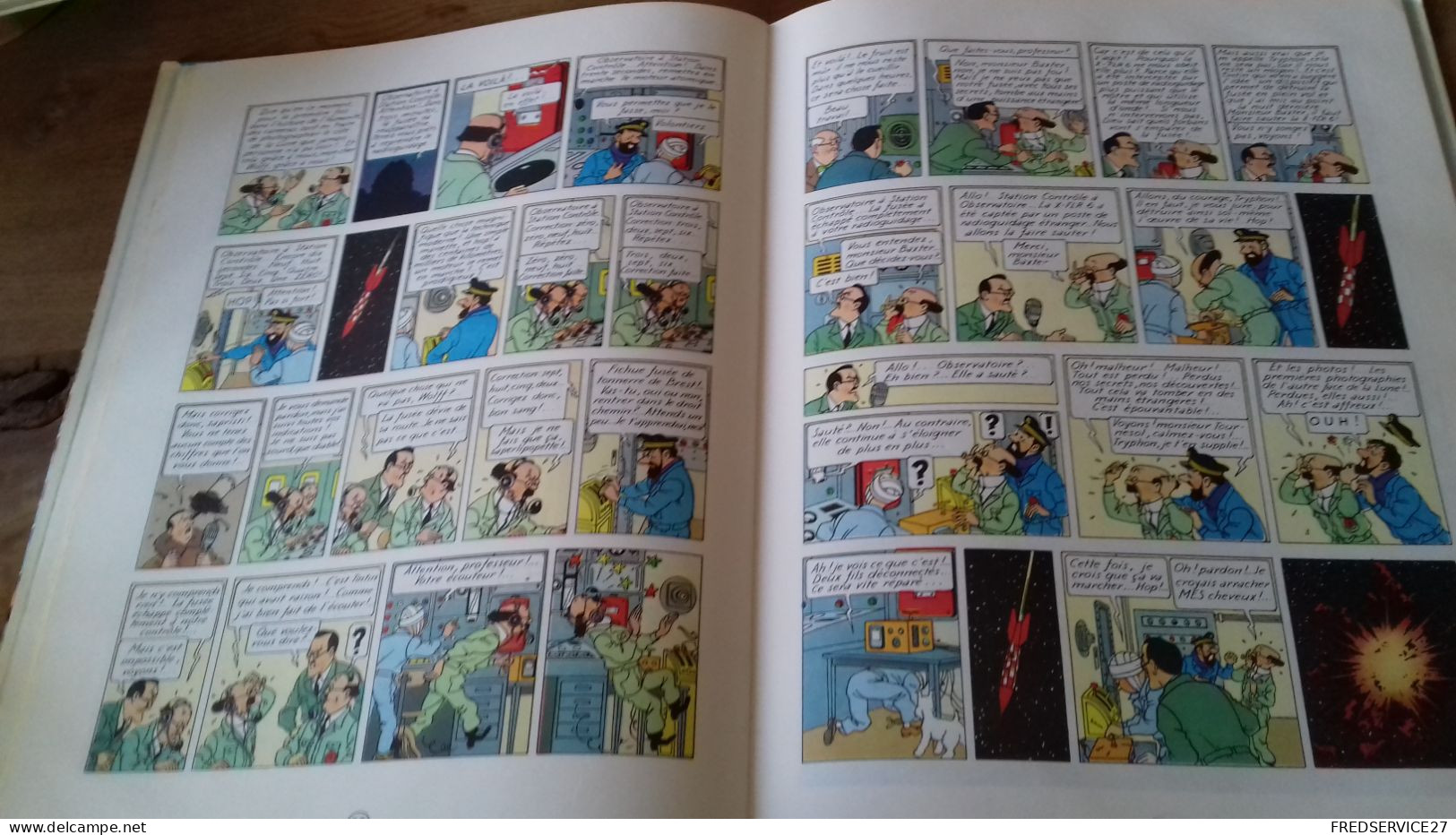 109/ LES AVENTURES DE TINTIN OBJECTIF  LUNE 1966 - Hergé