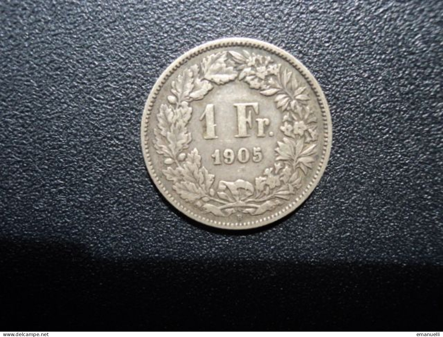 SUISSE : 1 FRANC  1905 B *    KM 24    TTB - 1 Franken