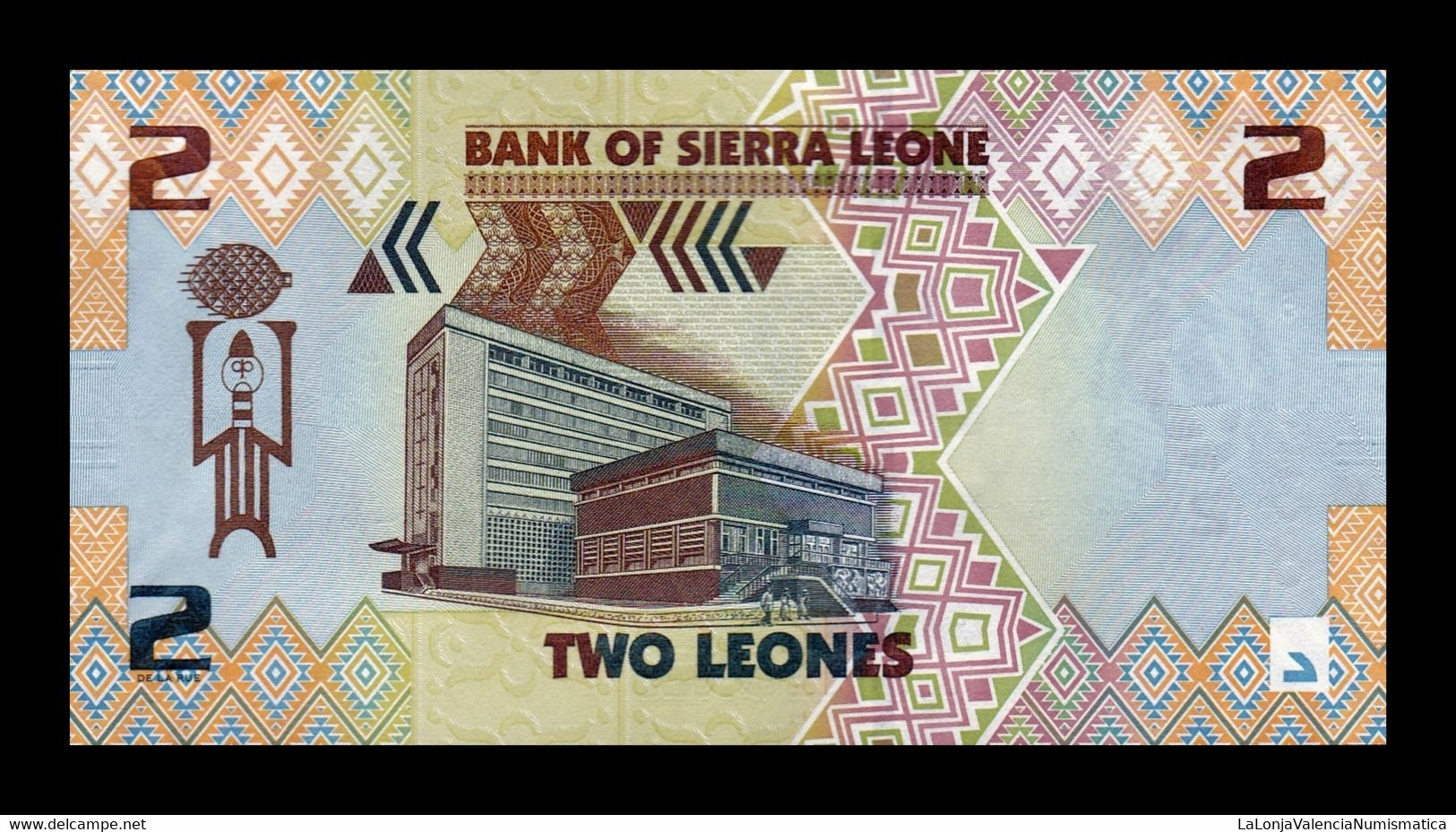 Sierra Leona 2 Leones 2022 Pick 35 New Design Sc Unc - Sierra Leone