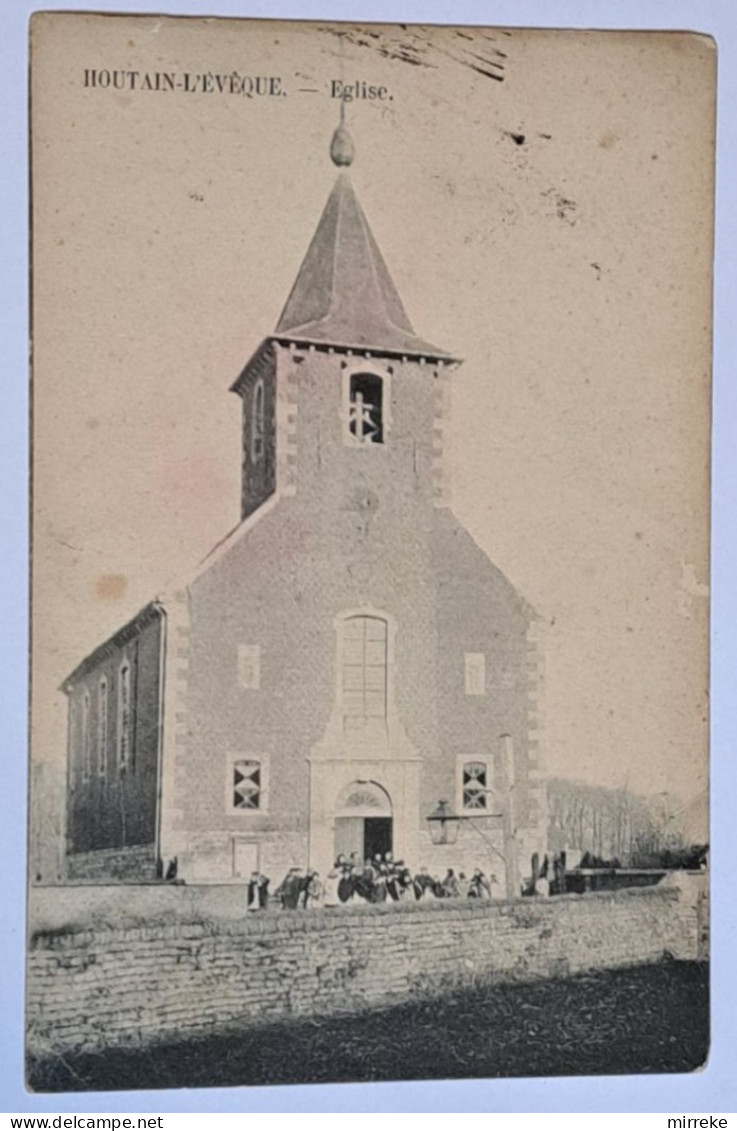 @J@  -  HOUTAIN - L'EVÊQUE   -  Eglise  -  Zie / Voir Scan's - Landen