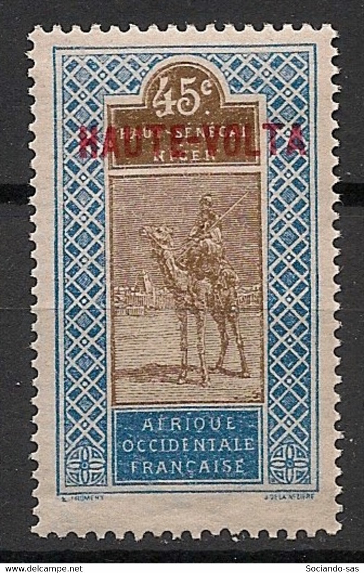 HAUTE-VOLTA - 1920 - N°Yv. 12 - Targui 45c - Neuf Luxe ** / MNH / Postfrisch - Unused Stamps