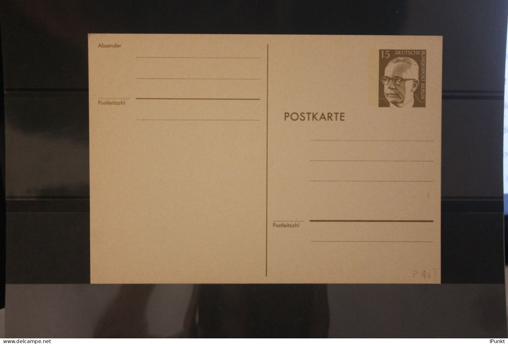Berlin 1973; P90 A; Heinemann; 15 Pf.; Ungebraucht - Postkarten - Ungebraucht
