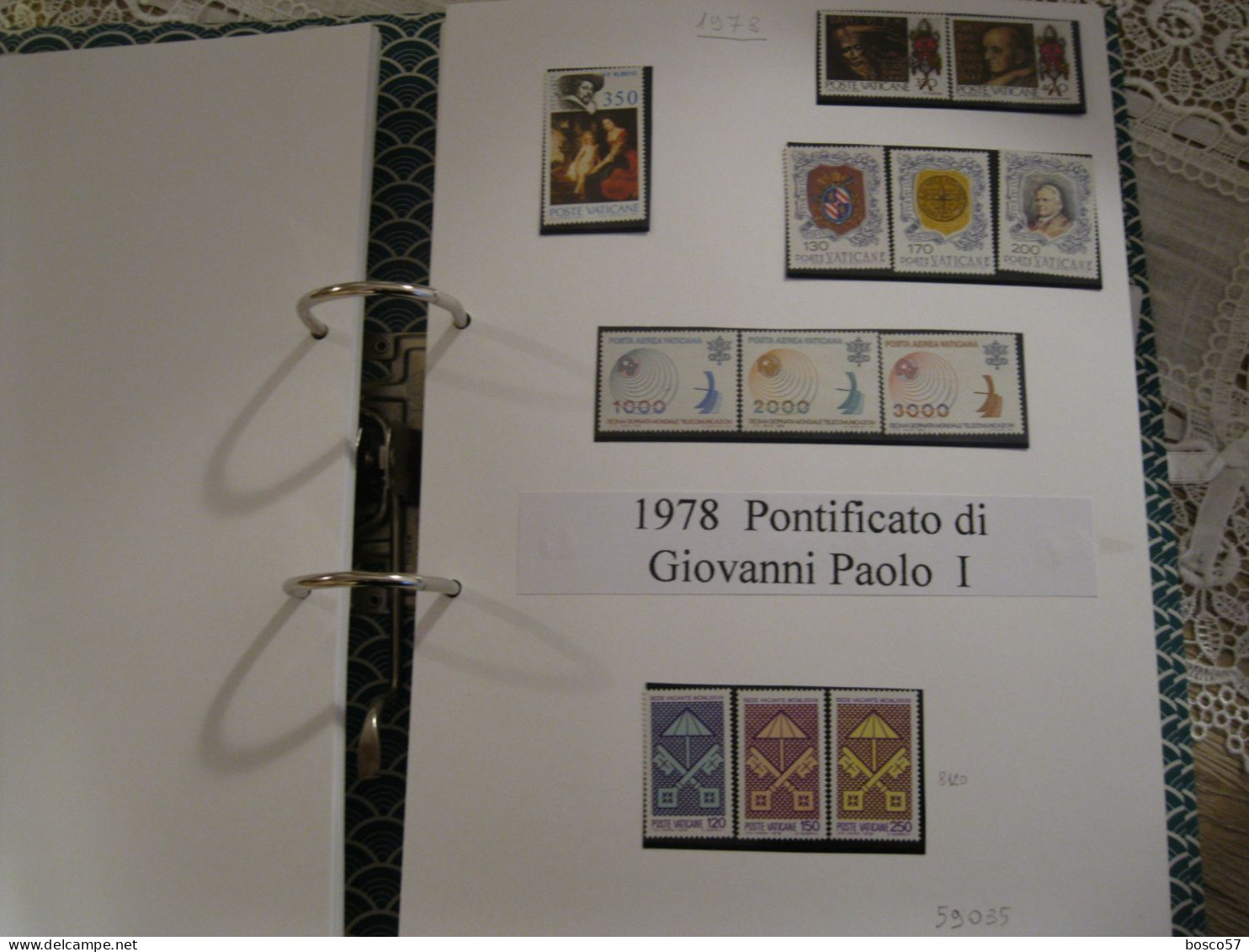 COLLEZIONE COMPLETA NUOVA DA GIOVANNI XXIII A GIOVANNI PAOLO II (COMPR. L.1) E QUALCOSA DI SUCC. SU ALBUM AUTOCOSTRUITO. - Colecciones