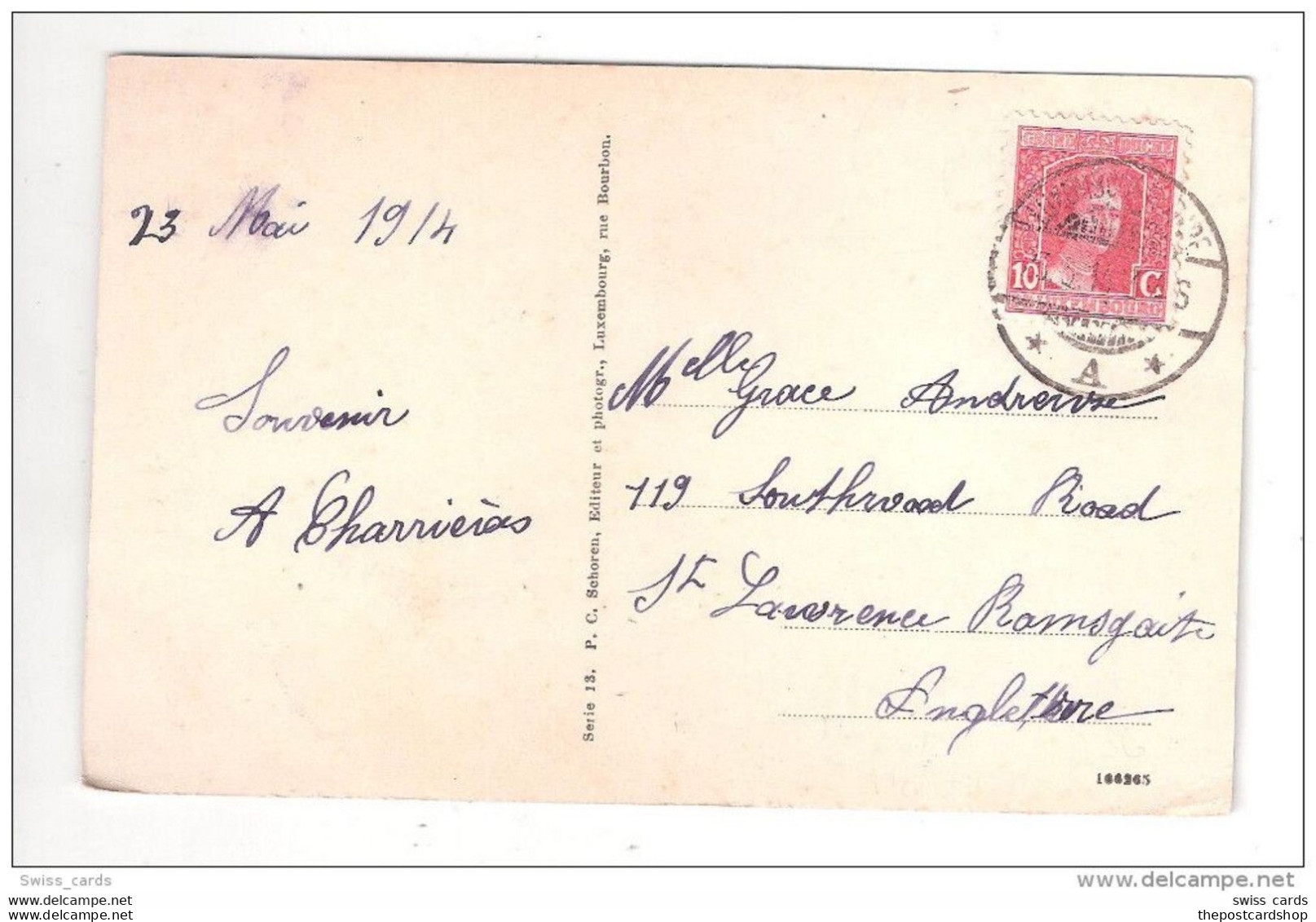 CPA LUXEMBOURG LUXEMBURG L'ALZETTE AU GRUND Used WITH STAMP - Luxemburg - Stad