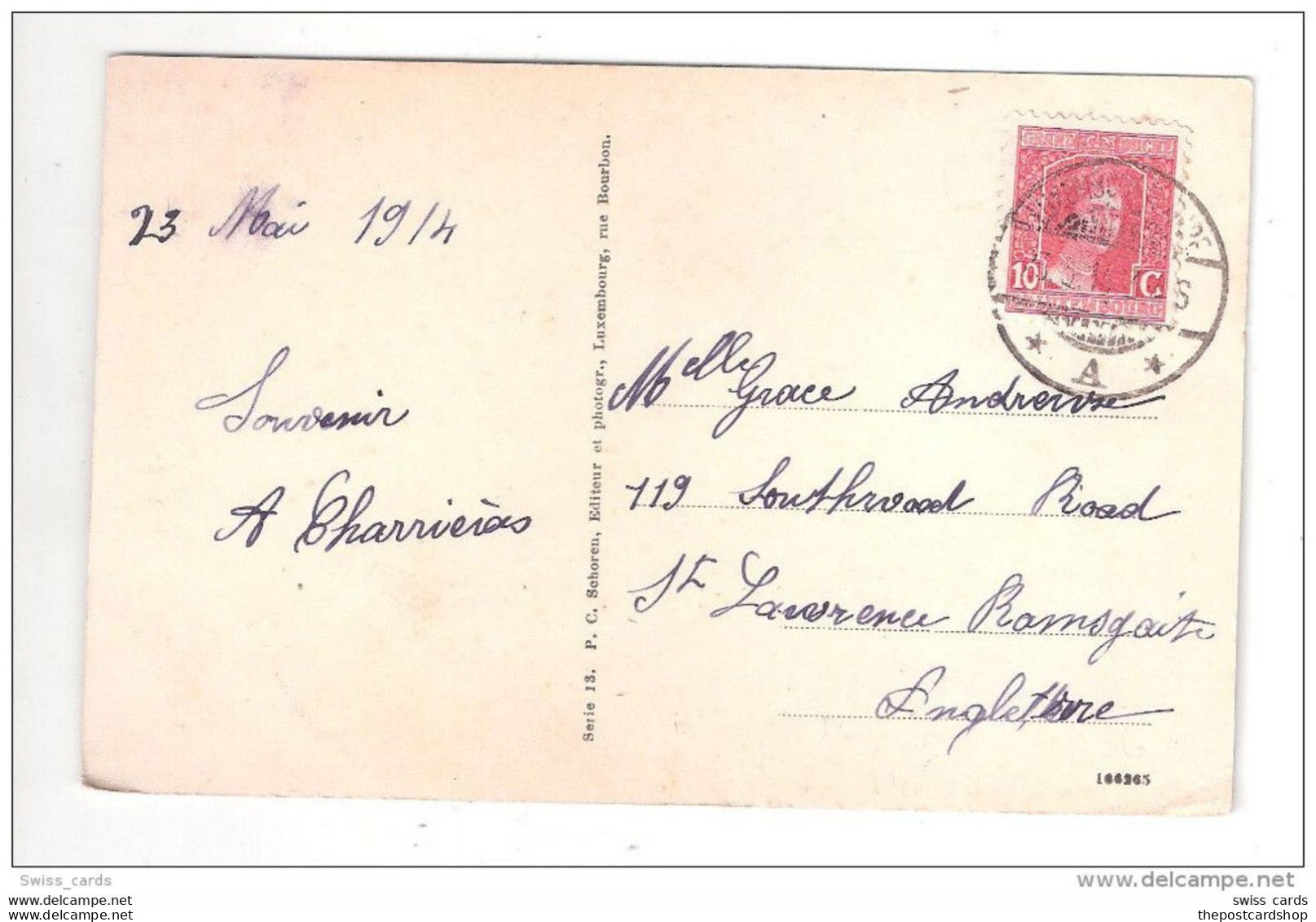 CPA LUXEMBOURG LUXEMBURG L'ALZETTE AU GRUND Used WITH STAMP - Luxembourg - Ville