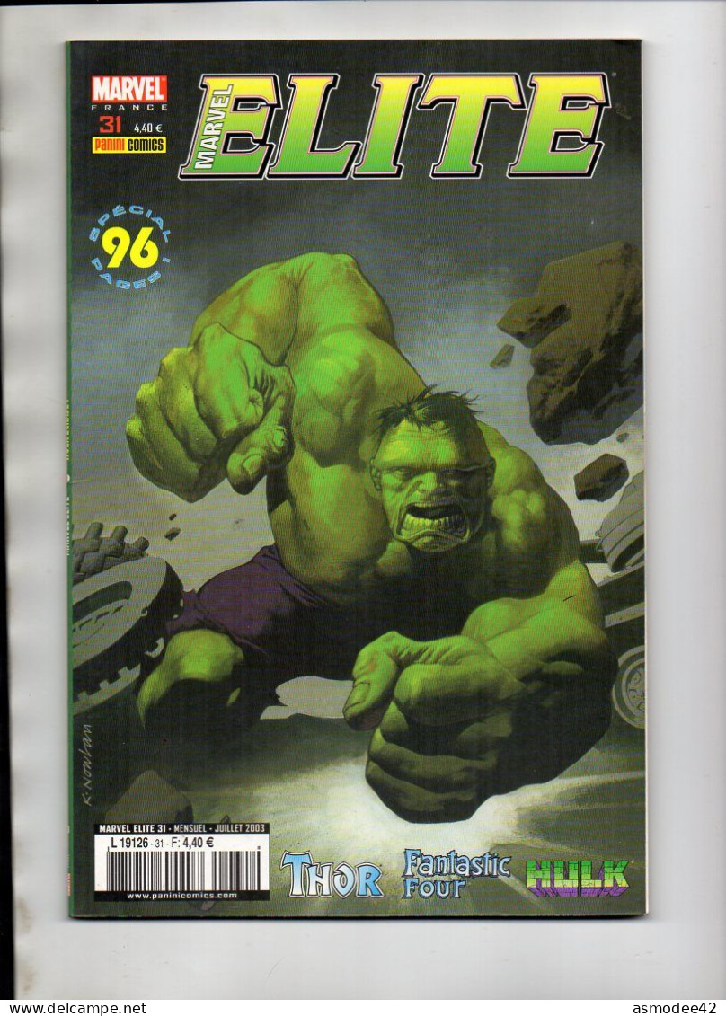 LOT DE 19 MARVEL  ELITE MARVEL COMICS PANINI  2001 2002  2003 - Marvel France