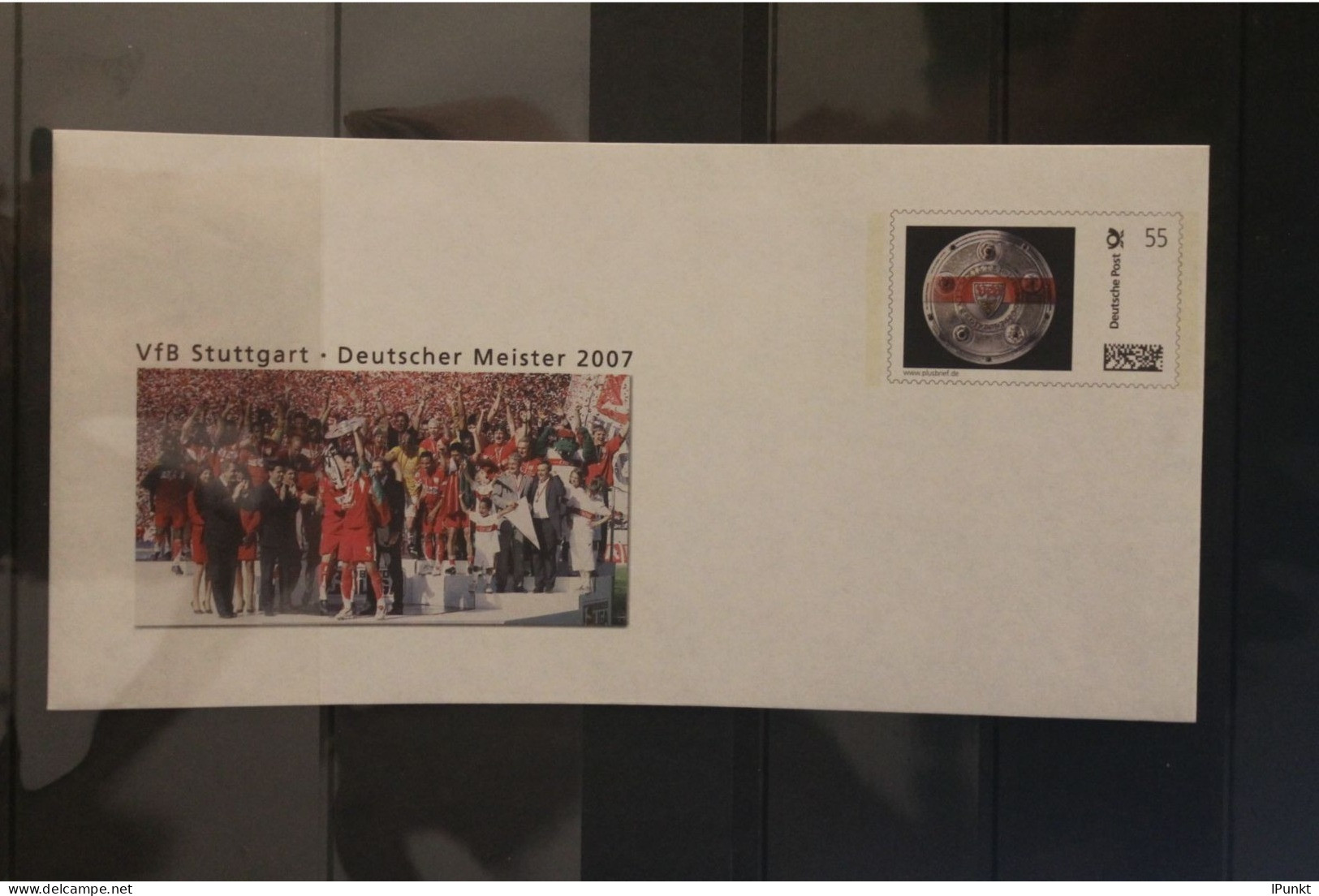 Deutschland 2007; Plusbrief "VfB Stuttgart - Deutscher Meister 2007; Ungebraucht - Enveloppes Privées - Oblitérées