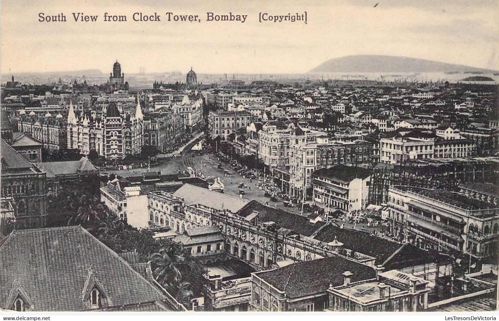 Inde - Bombay - South View From Clock Tower  - Carte Postale Ancienne - Indien