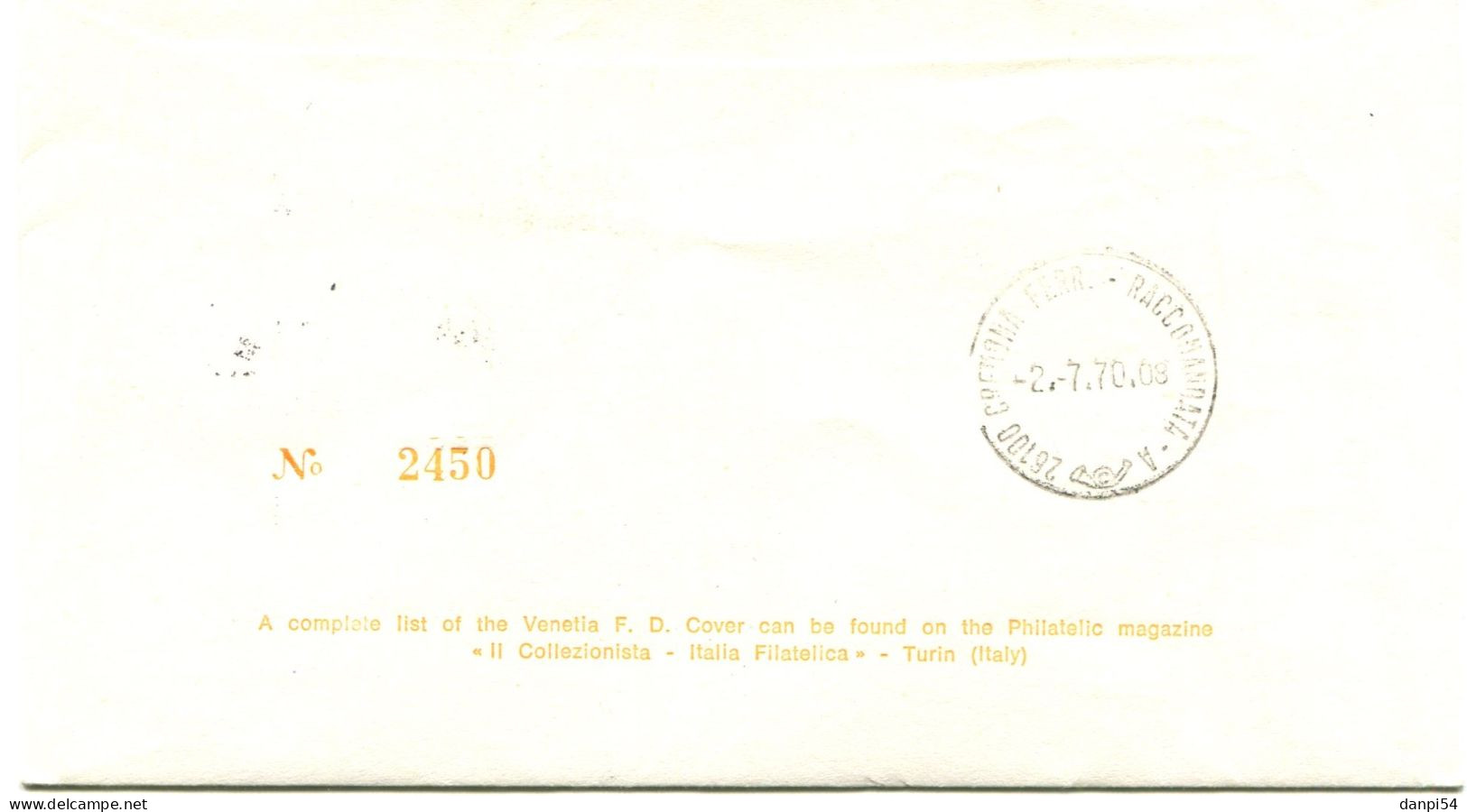 A35 - Busta FDC Rotary San Marino 1970 - Soggetti Vari - Viaggiata - Lettres & Documents