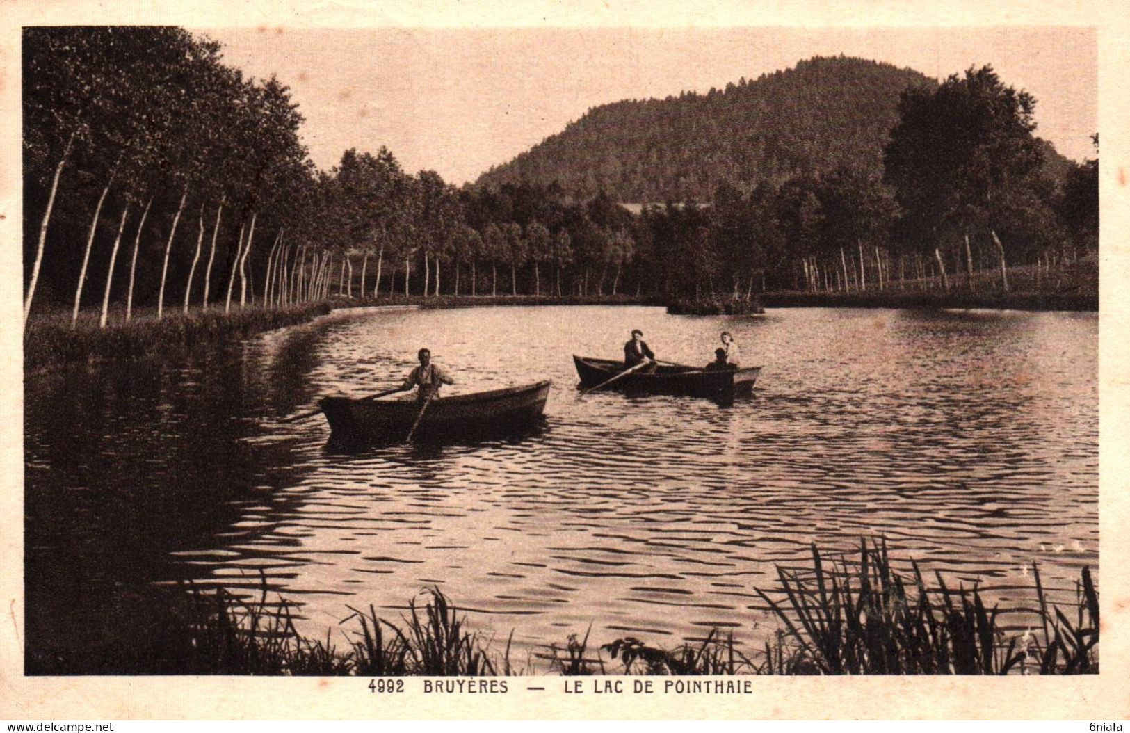 17630   BRUYERES  Le Lac De POINTHAIE   (canots )   (2 Scans) 88 - Bruyeres