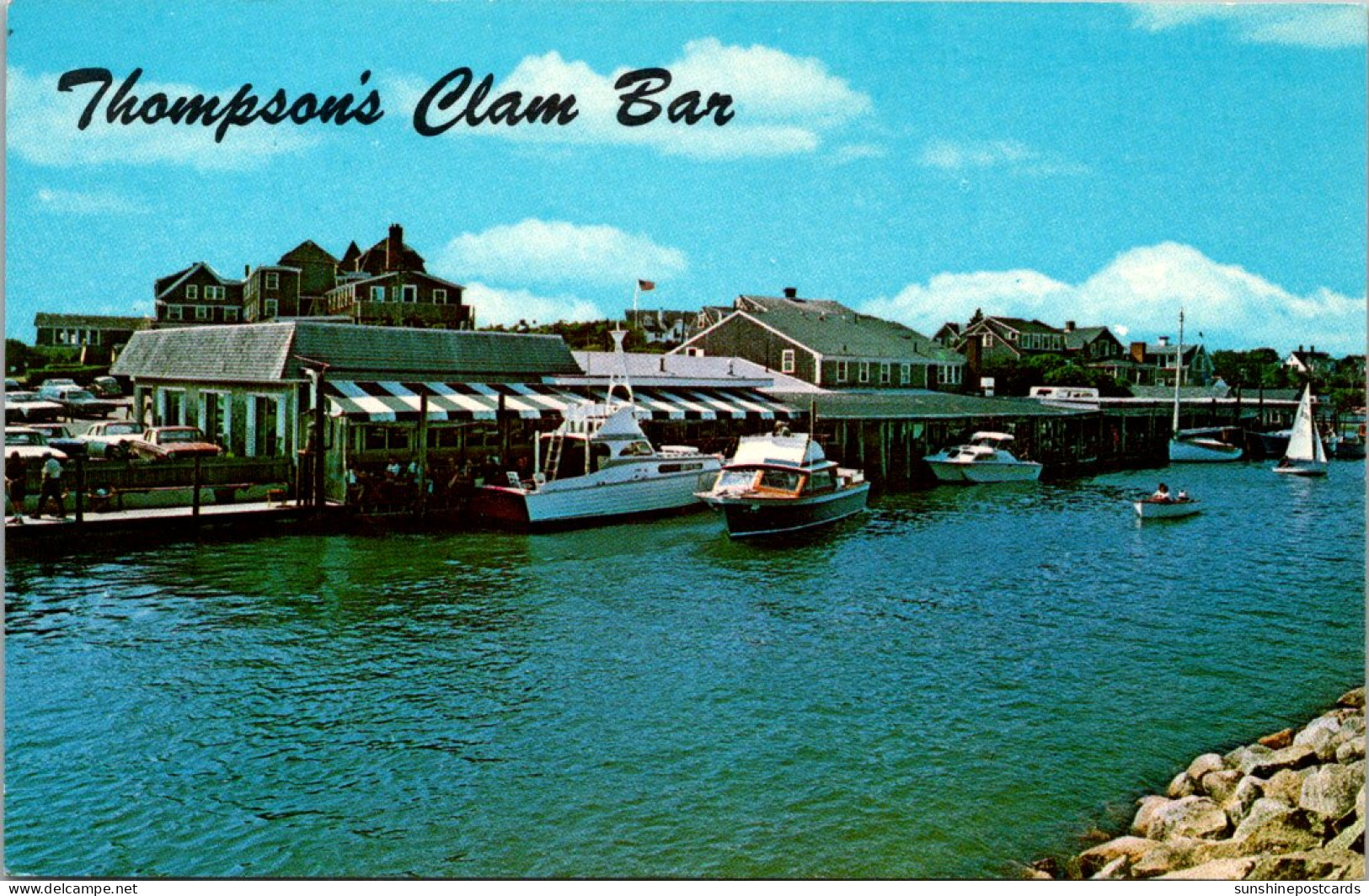 Massachusetts Cape Cod Wymere Harbor Thompson Brothers Clam Bar - Cape Cod