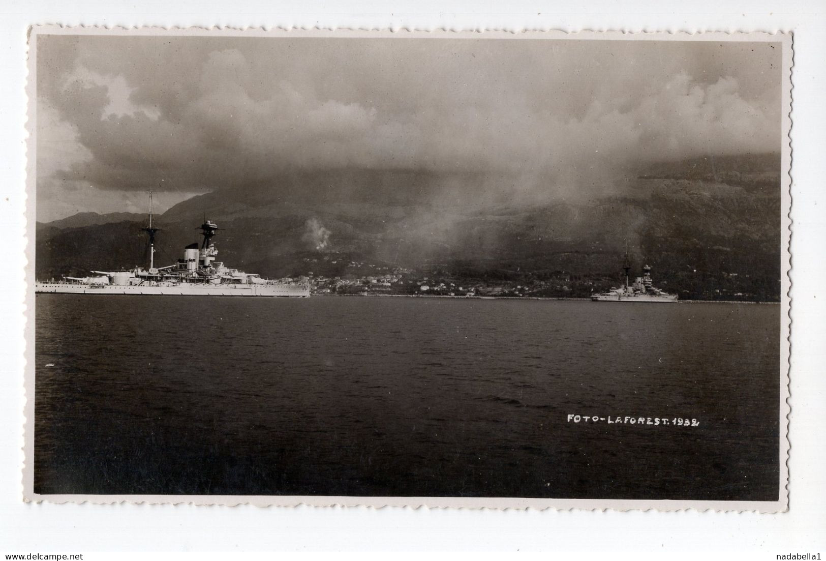 1932. KINGDOM OF YUGOSLAVIA,ROYAL NAVY BOATS,SHIPS,ORIGINAL PHOTOGRAPH,FOTO STUDIO LA FOREST - Barcos