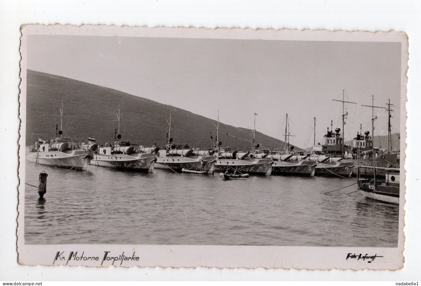 1941. KINGDOM OF YUGOSLAVIA,ROYAL NAVY MOTOR TORPEDO BOATS,ORIGINAL PHOTOGRAPH,FOTO STUDIO LA FOREST - Bateaux